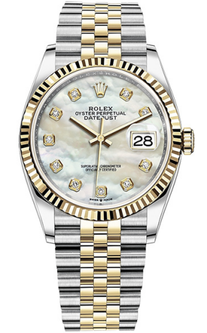 Часы Rolex Datejust 36mm Steel and Yellow Gold 126233-0023 (36810)