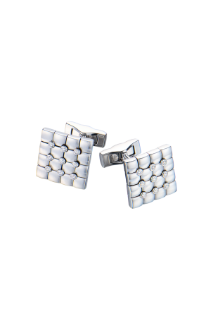 Запонки Mercury White Gold & 0,17 ct Diamonds 97027 DWG (42916)