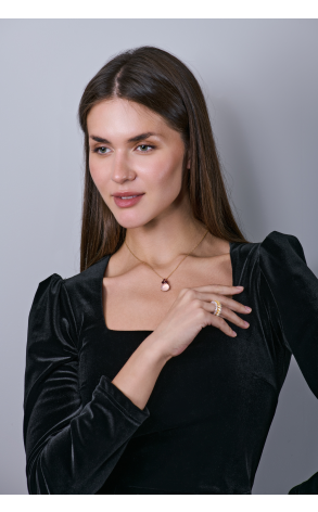 Подвеска Pomellato Luna Collection Rose Quartz & Tourmaline A702/07QRT (40533) №3