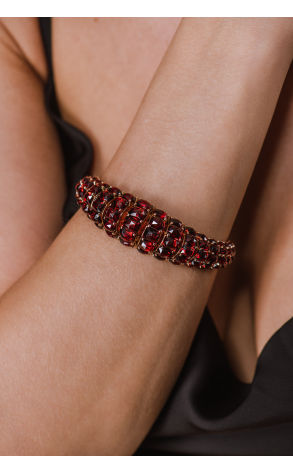 Браслет  Garnets & Diamonds Rose Gold (39371) №2