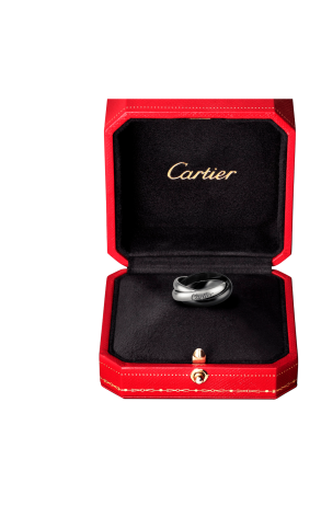 Кольцо Cartier Trinity White Gold Black Ceramic Ring B4095600 (36250) №3