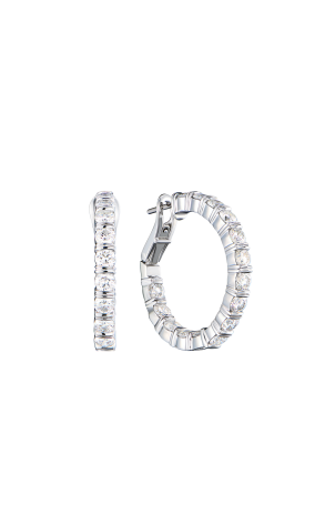 Серьги Harry Winston Loop Full Eternity 4.30 ct Diamond Hoop (43766)