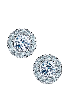 Пусеты DeRosa 0.60 ct G/VS1 - 0.60 ct G/VS1 Round Cut Diamonds E48015911 (37748)