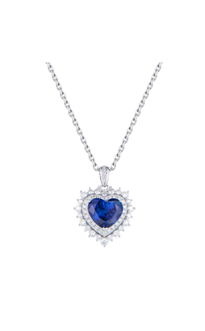 Подвеска  3,99 ct Royal Blue Sri Lanka (42872)