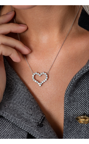 Подвеска Tiffany & Co Diamond Heart 1.96 ct Large Diamond Heart Pendant (36424) №2
