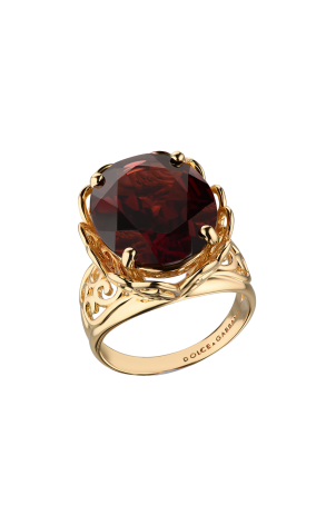 Кольцо Dolce & Gabbana Barocco Yellow Gold & Garnet WRFE8G WGA Z0000 (41002)