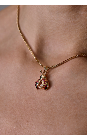 Подвеска Chopard Happy Diamonds Ladybug Yellow Gold 792186-0001 (42217) №3