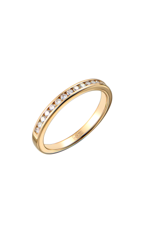 Кольцо Tiffany & Co Forever Half-Circle Yellow Gold & Diamonds 2,3 mm (43688)