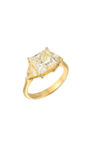 Кольцо  5,03 ct N/VS1 Princess Cut Diamond (41895)