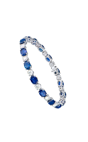 Браслет RalfDiamonds 14,20 ct Oval Mixed Cut Sapphires & 4,89 ct Round Cut Diamonds RDB (43508)
