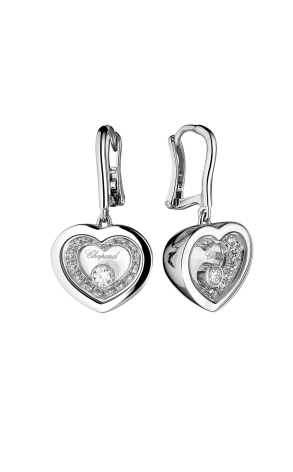 Серьги Chopard Happy Diamonds Heart Earrings 837790-1001 (36258)