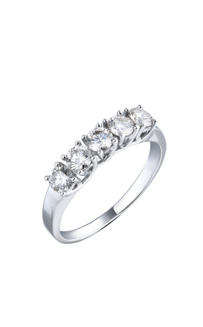 Кольцо  0,94 ct J/SI2 Round Diamonds & White Gold (37512)