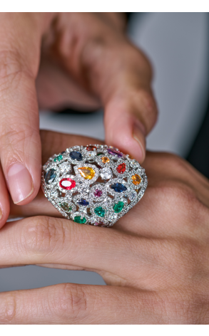 Кольцо  в стиле Van Cleef & Arpels "Cocktail Ring" (40522) №4