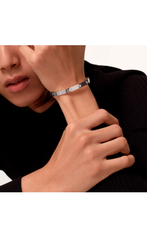 Браслет Cartier Vintage Love 10 Diamonds White Gold Classic Model (SIZE 18) (40755) №5