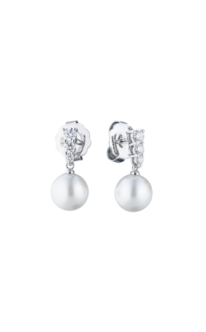 Серьги Mikimoto 9.00 mm Morning Dew Akoya Pearl Drop (40698)