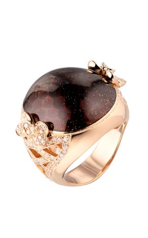 Кольцо Pasquale Bruni C'est Moi Rose Gold Diamond Enamel (37440)