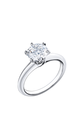 Кольцо Tiffany & Co Round Brilliant 1,41 ct I/VS1 Platinum (40799)