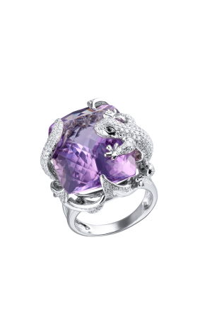 Кольцо RalfDiamonds White Gold & Amethyst 36.5 ct & Diamonds RDR (38013) №2
