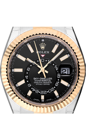 Часы Rolex Sky-Sweller 42 mm Rolesor Black Dial 326933 (29756) №2