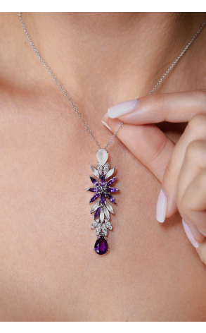Подвеска Pasquale Bruni Ghirlanda Nefertiti Amethyst & Quartz & Diamonds (38037) №2