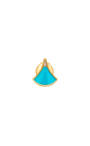 Пусеты Bvlgari Diva's Dream Yellow Gold & Turquoise & Diamonds 361995 (42944)