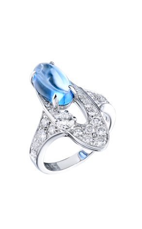 Комплект Bvlgari Elisia Topaz & Diamonds Earrings & Ring & Necklace (35800) №2