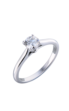 Кольцо Cartier Solitaire Round Diamond 0,40 ct G/VS1 Platinum (37359)