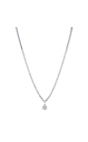 Колье MIUZ Diamonds 3,25 ct Round Diamonds & White Gold (41355)