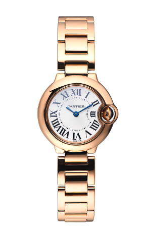 Часы Cartier Ballon Bleu Rose Gold 28mm 3007 (37971)