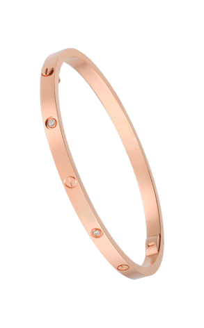 Браслет Cartier Love Rose Gold 6 Diamonds Small Model Bracelet B6047617 (36225)