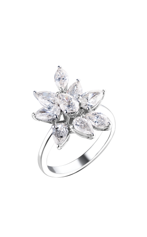 Комплект RalfDiamonds 8,13 ct Marquise/Pear Diamonds White Gold Ring (38704)
