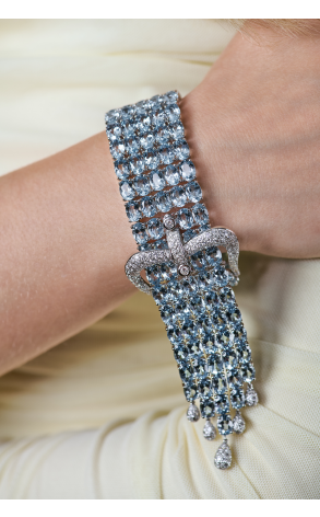 Браслет Legnazzi Fantasy Aquamarine & Diamond & White Gold (40620) №3