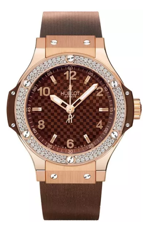 Часы Hublot Big Bang Red Gold Cappuccino Diamonds 361.PC.3380.RC.1104 (41802)