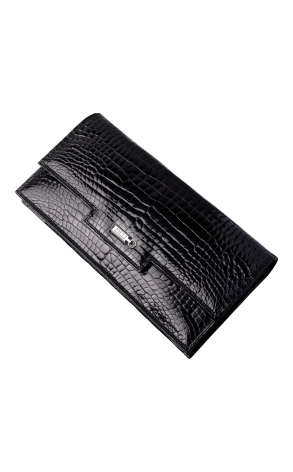 Клатч ZILLI 30 х 15 см Black Crocodile (36809) №2