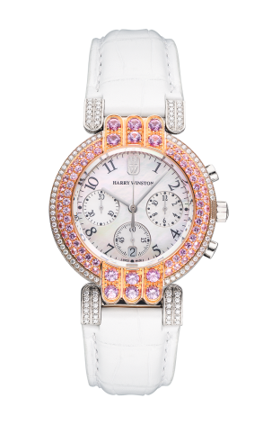 Часы Harry Winston LADY CHRONOGRAPH DIAMOND 200/MCQB37.WG (37875)