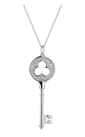 Подвеска Tiffany & Co Clover White Gold Key (36220)