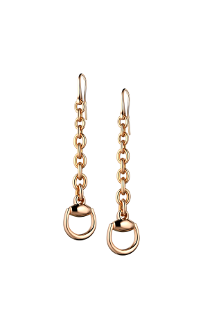 Серьги Gucci Horsebit Rose Gold (37495)