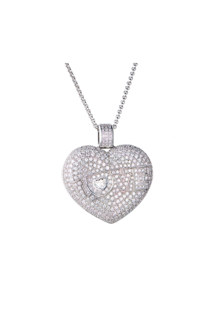 Подвеска Chopard Happy Heart Love Large Size White Gold 79/3587 (43570)
