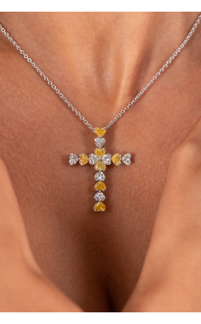 Крест  в стиле Harry Winston Symbols Heart-Shaped Diamond 5,98 ct (36983) №2