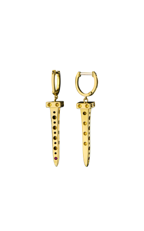 Серьги Roberto Coin Pois Moi Chiodo Yellow Gold (41342)