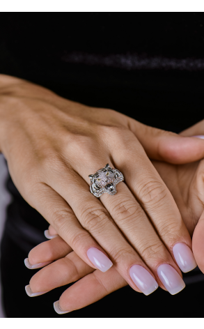 Кольцо Roberto Coin Animalier Siberian Tigers (41346) №3