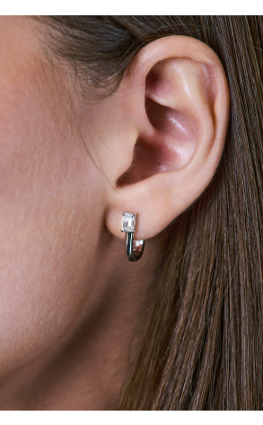 Серьги  0,90 ct Baguette Cut Diamonds & White Gold (40672) №2