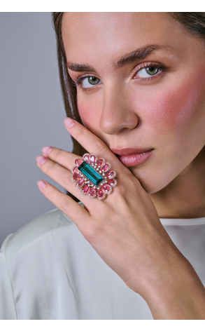 Кольцо  Tourmaline "Cocktail Ring" (40687) №4