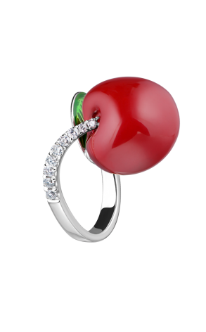 Кольцо Dal Lago Cheerful Cherries Enamel & Diamonds (36426) №2