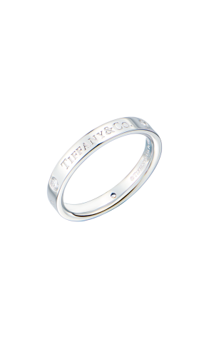 Кольцо Tiffany & Co Platimum Band Diamonds 3 mm 60001883 (42432)