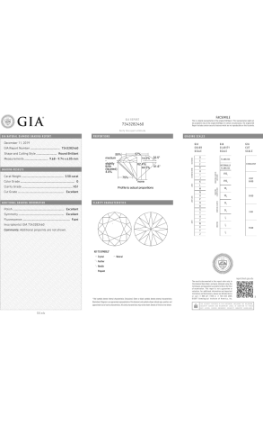 Кольцо GIA 3,50 ct G/VS1 Round Cut Brilliant (40478) №2