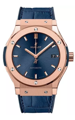 Часы Hublot Classic Fusion Blue King Gold 511.OX.7180.LR (43666)