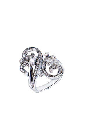 Кольцо Damiani Valencienne White Gold & Diamonds 20037240 (41591)
