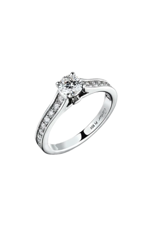 Кольцо Cartier Solitaire 1895 Round Cut Diamond 0,45 ct H/VS1 Platinum (SIZE 51) (41400)