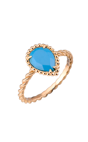 Кольцо Boucheron Serpent Boheme Yellow Gold Turquoise JRG02856 (36836)